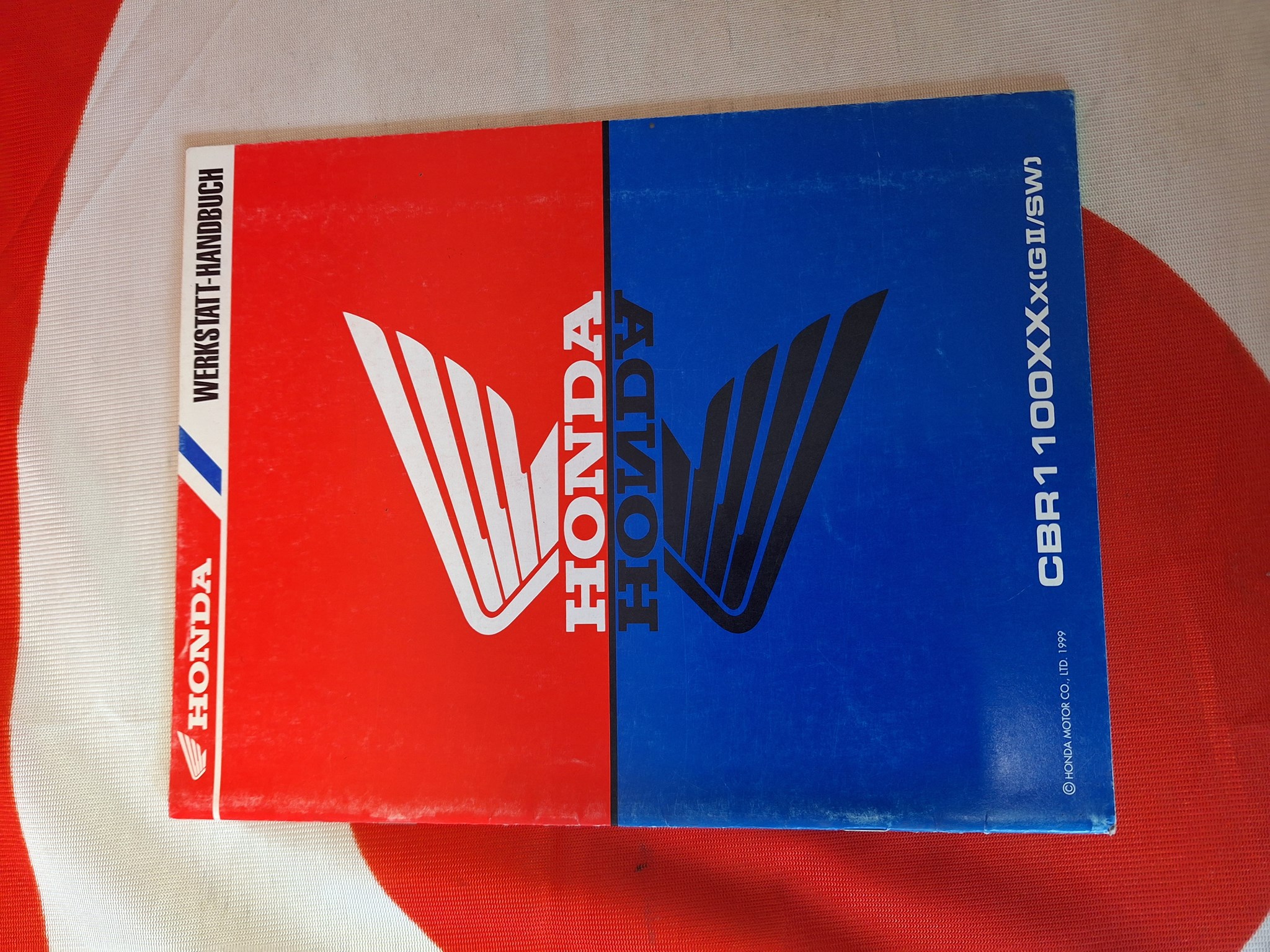 Picture of Werkstatthandbuch Nachtrag Honda  CBR1100XX